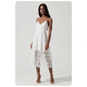 ASTR The Label White Lace Dress Size XL